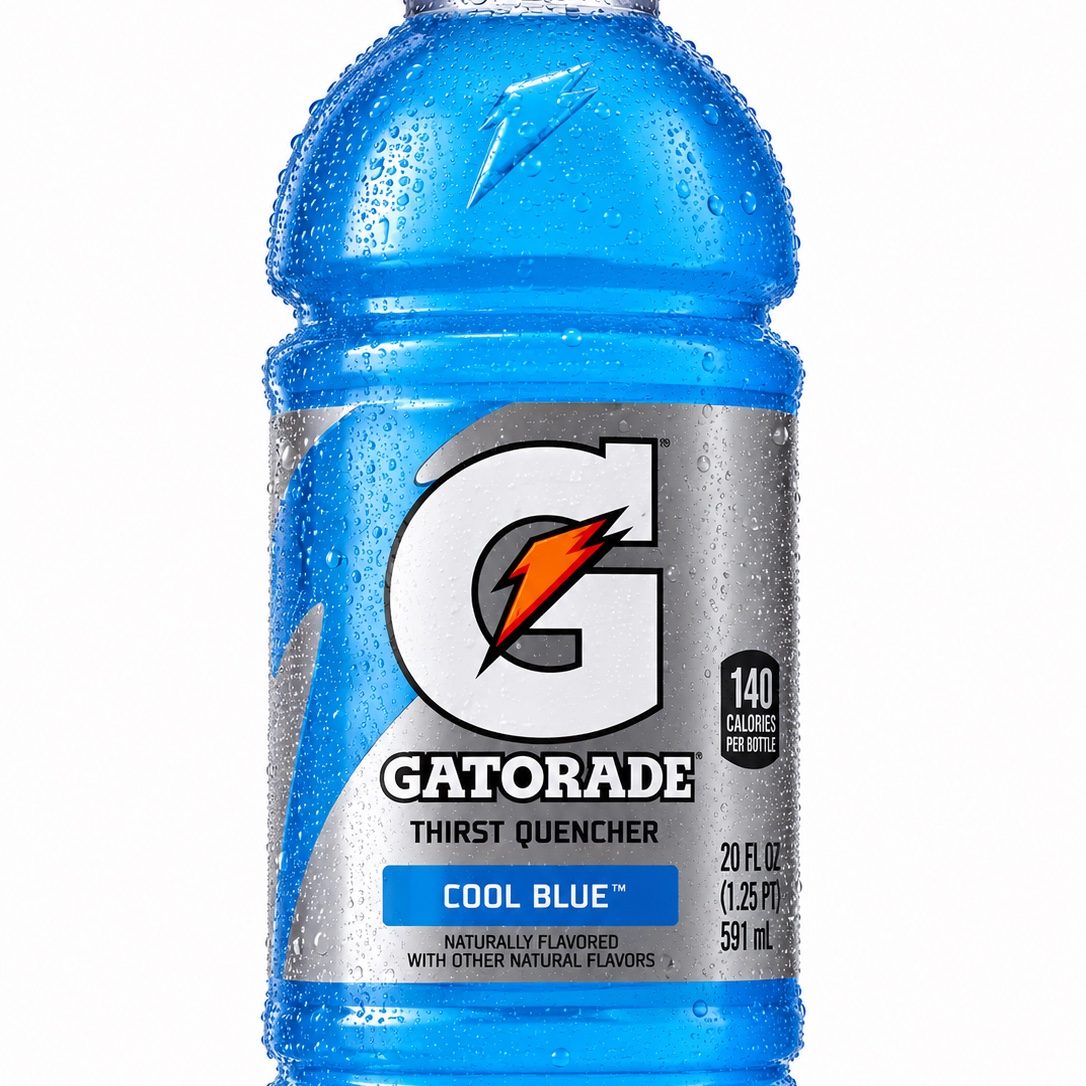 Gatorade Cool Blue.
