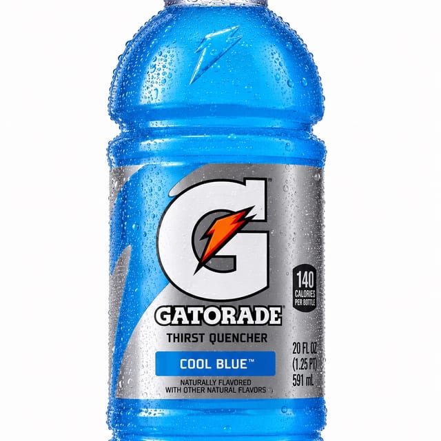 Gatorade Cool Blue.