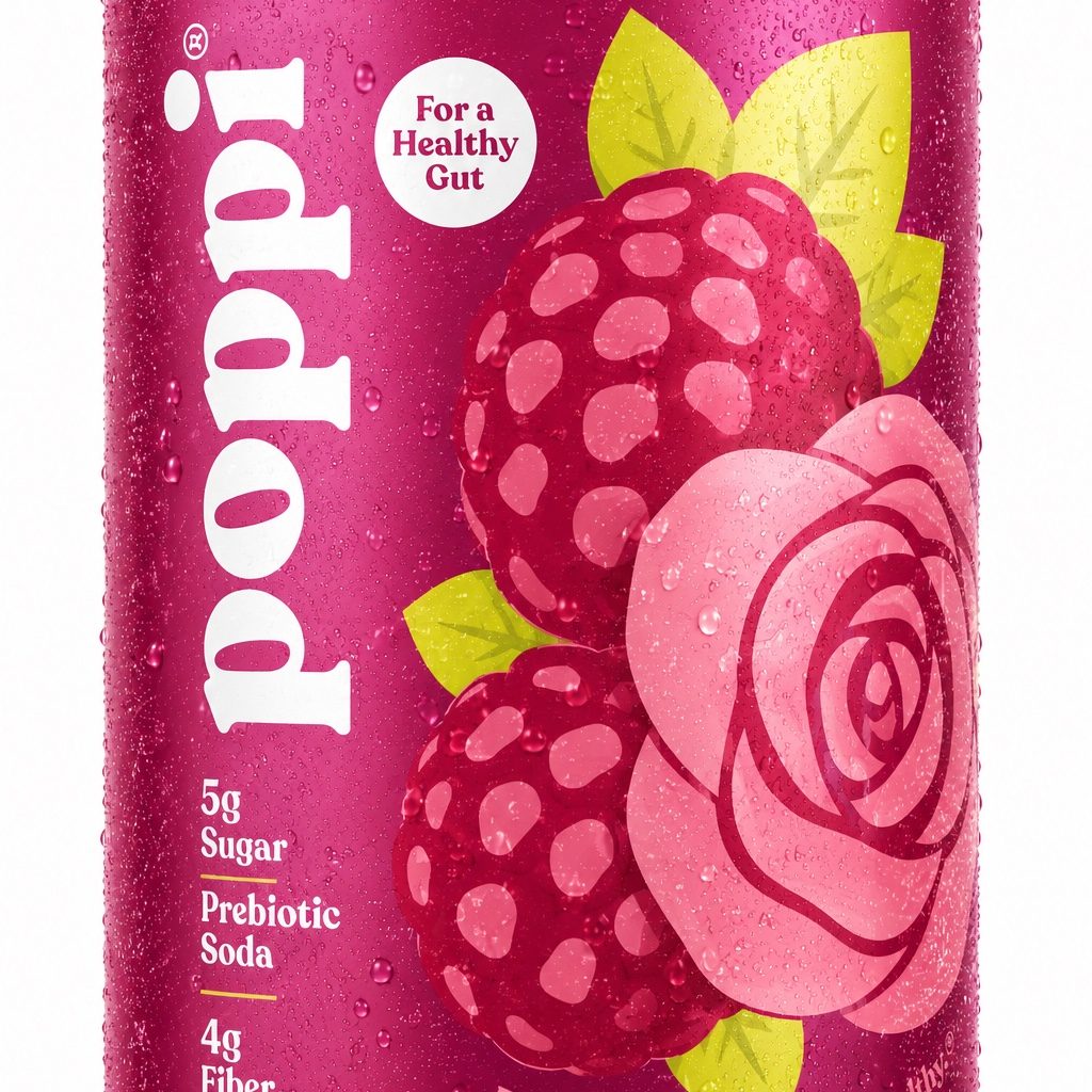 Poppi Raspberry Rose.