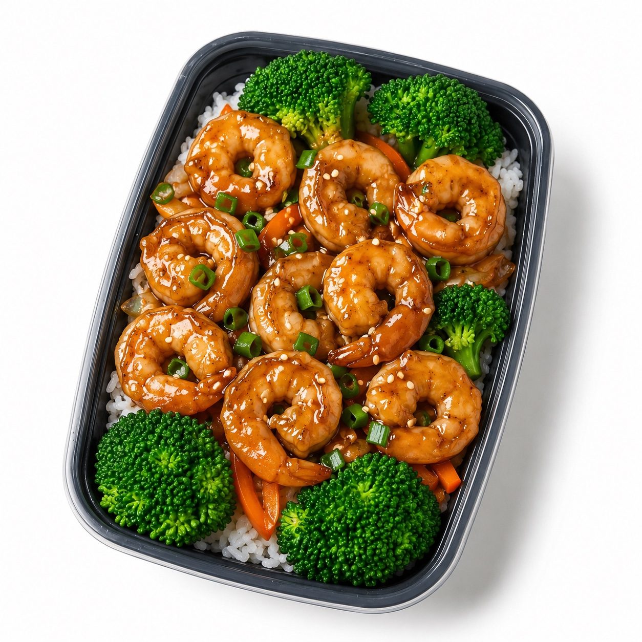Shrimp Teriyaki.