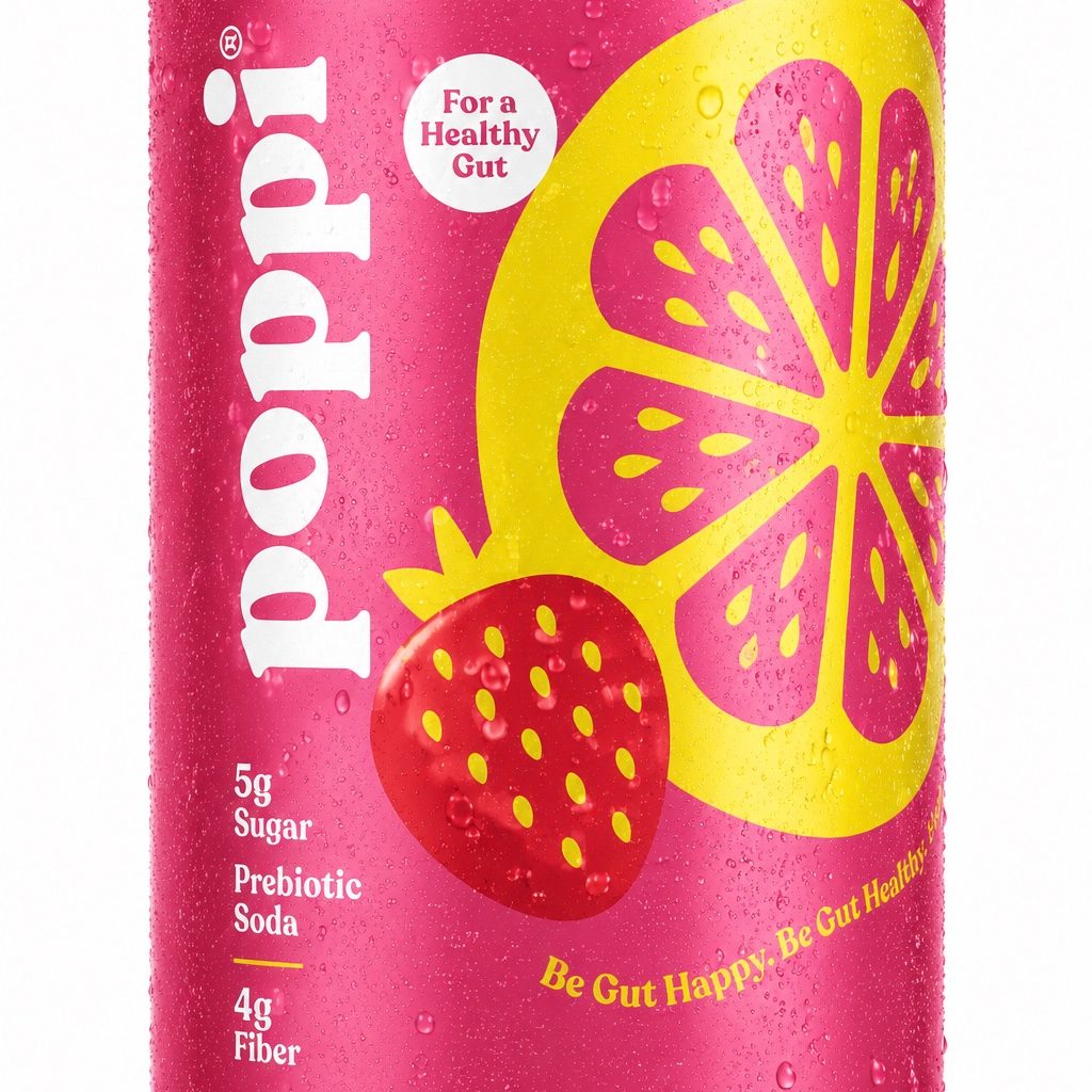 Poppi Strawberry Lemon.