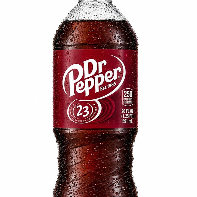 Dr Pepper 20 Oz Bottle.