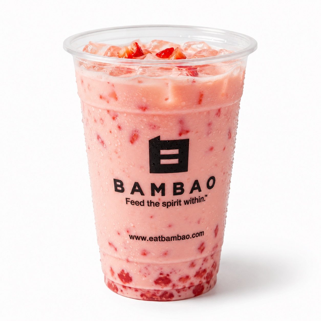 Coconut Strawberry Milk Tea.