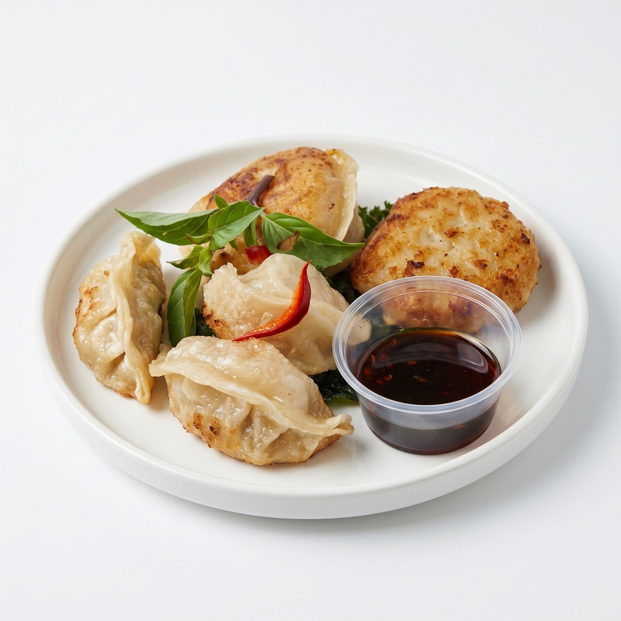 Pork & Shrimp Dumplings.